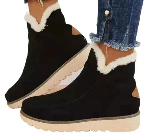 Ionna - bottes pour femmes en peau de mouton moelleuse