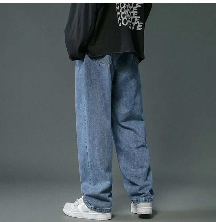Brett - Pantalon baggy rétro en denim