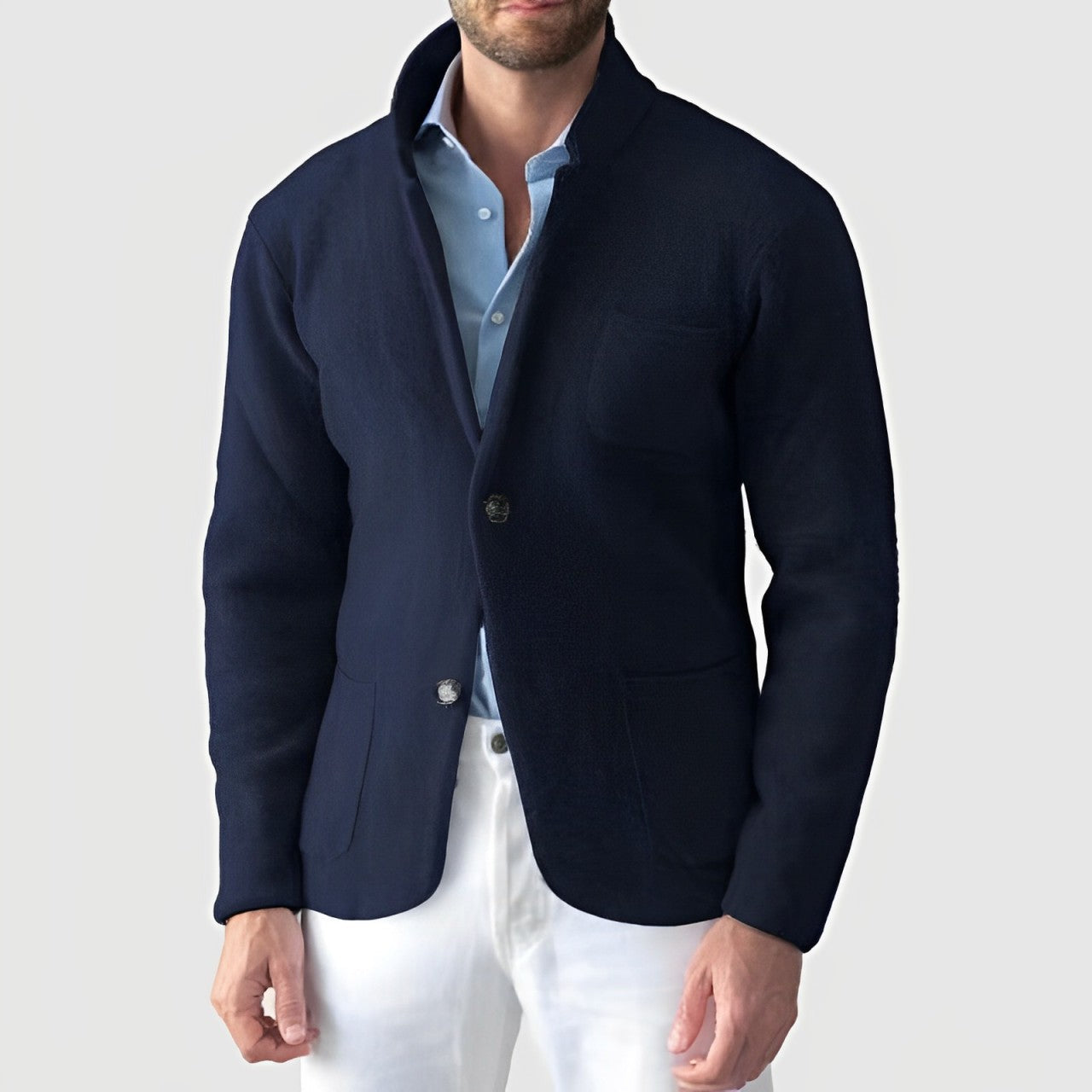 Bronte - Schmaler Vintage-Blazer mit Stehkragen