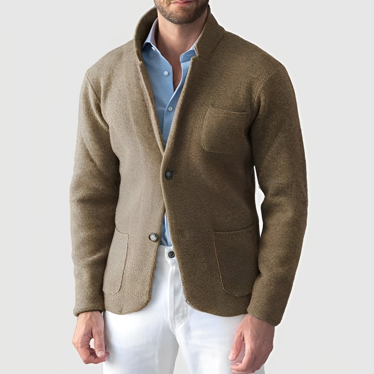 Bronte - Schmaler Vintage-Blazer mit Stehkragen