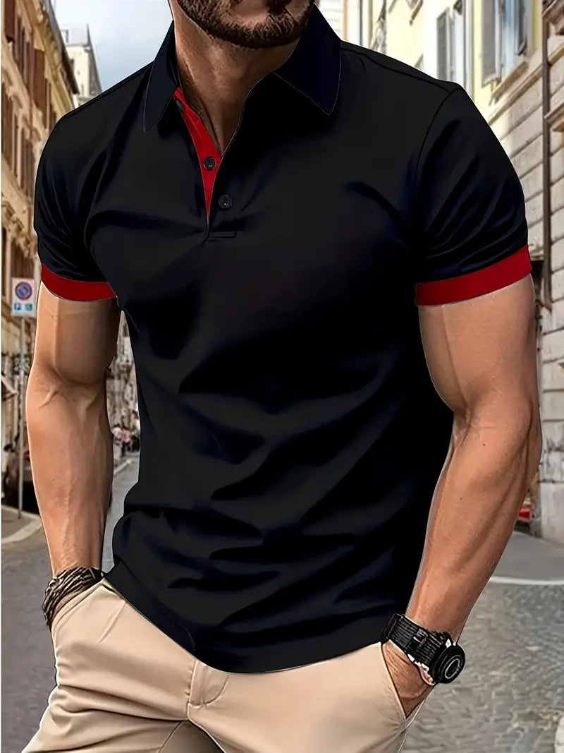 William – chemise colorblock décontractée pour homme