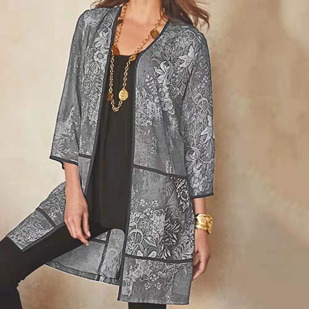 Bellachicha | Classy UV-Schutz Druck Sonnenschutz Shirt Bluse