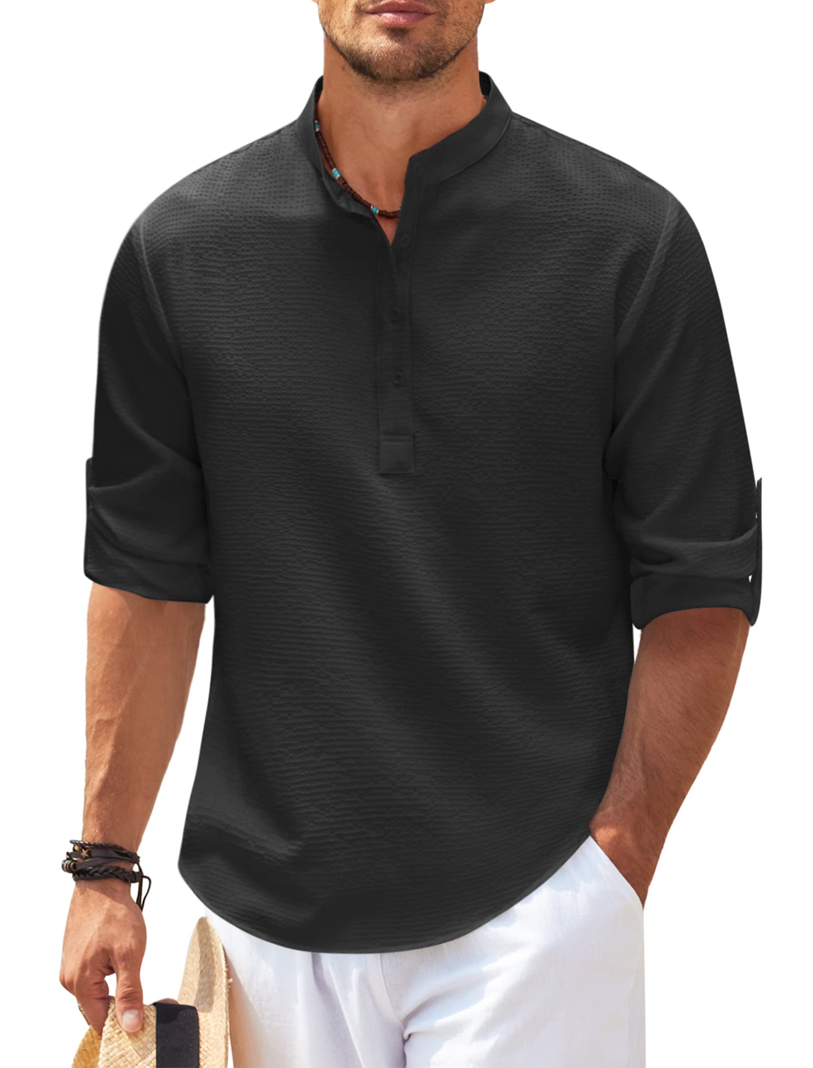 Achi™ La chemise à manches longues décontractée ultra confortable