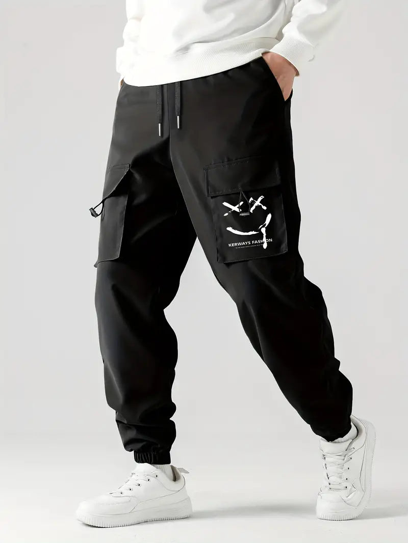 John – Pantalon cargo à cordon pour homme