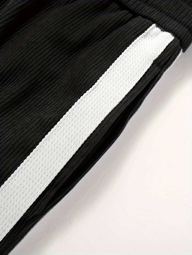 Kyle – Pantalon à cordon de serrage color-block pour homme
