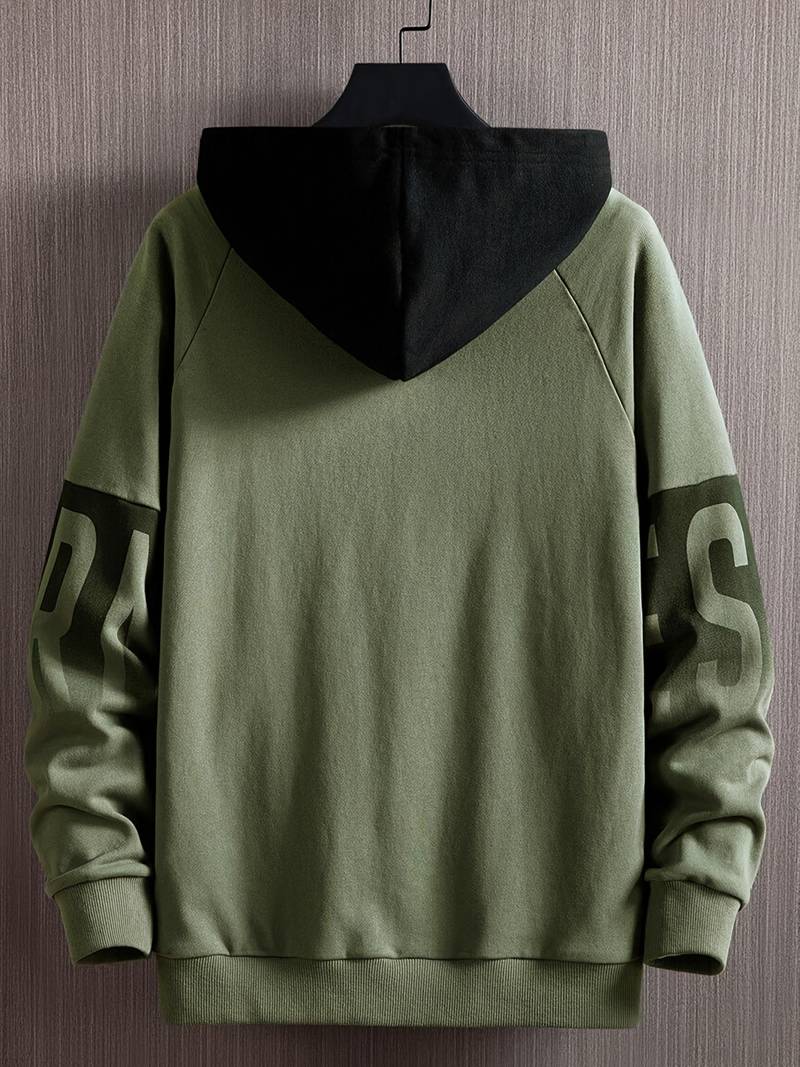 David – Sweat à capuche oversize décontracté pour homme