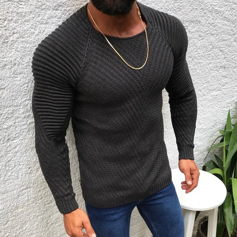 ColorSplash - Pull en maille coupe slim