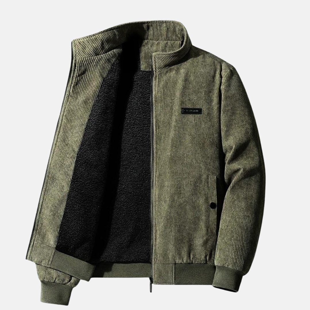 Uilana | Kordjacke mit Sherpa-Futter