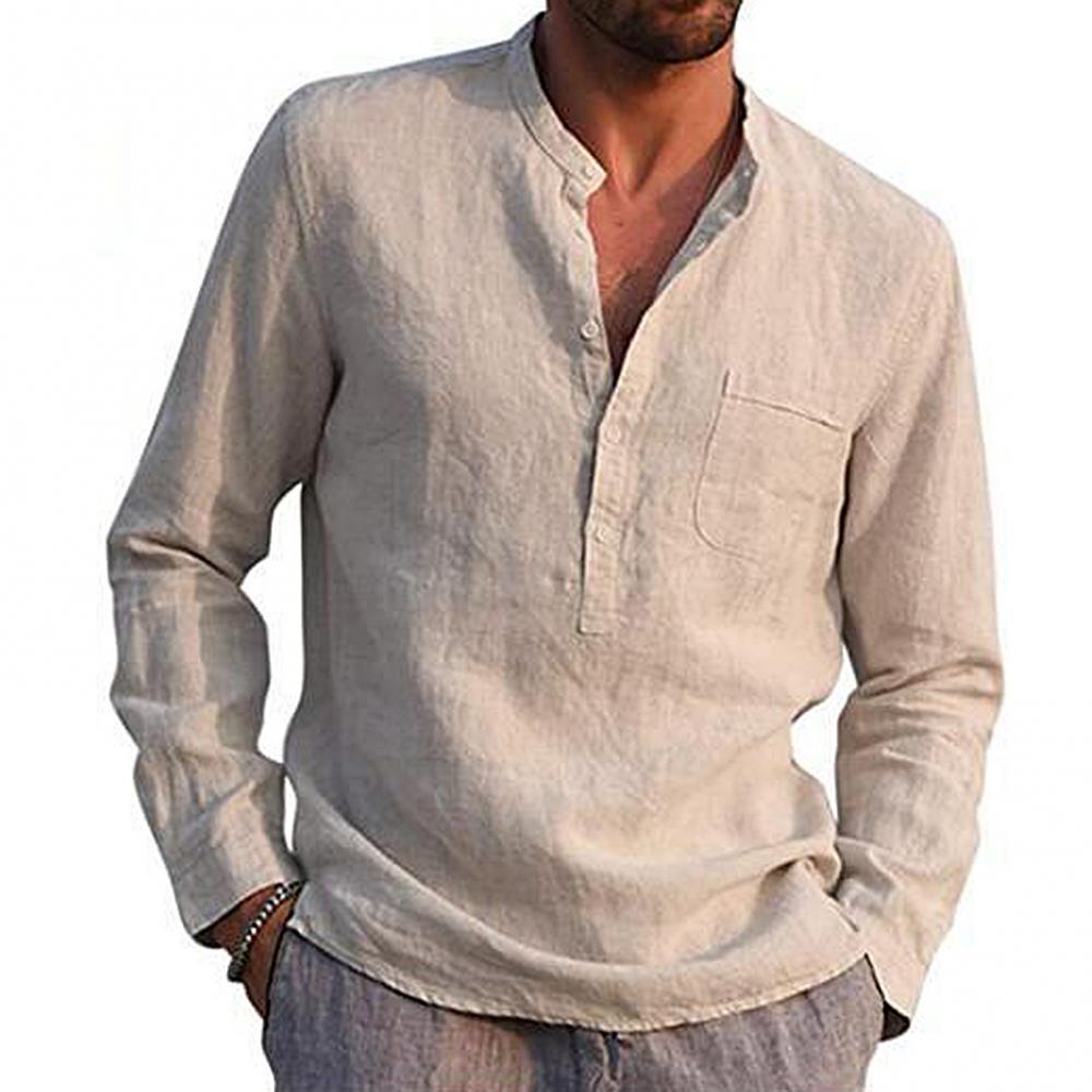 Andreas - Chemise d'été décontractée avec poche poitrine