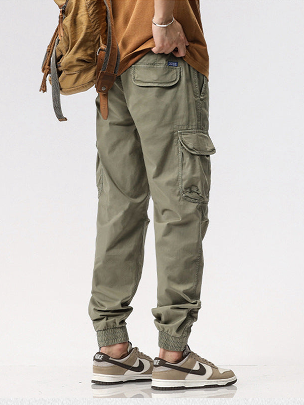 Milo - pantalon cargo noir pour homme