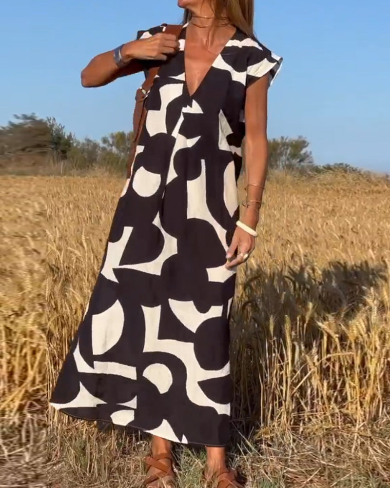 Zoey - Robe longue - Élégance décontractée
