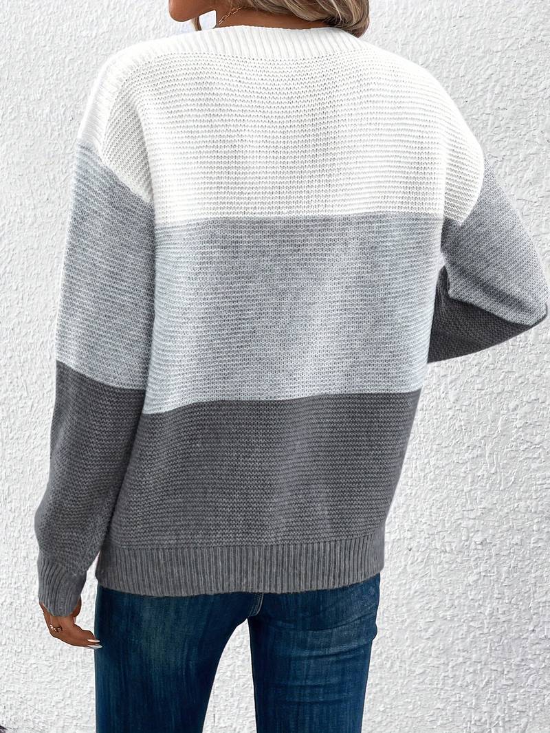 Lyra – pull col rond élégant
