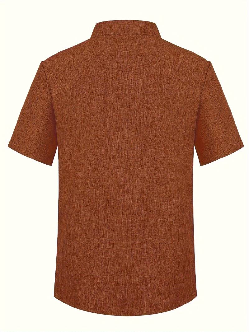 Alexander – chemise élégante à manches courtes boutonnée pour homme
