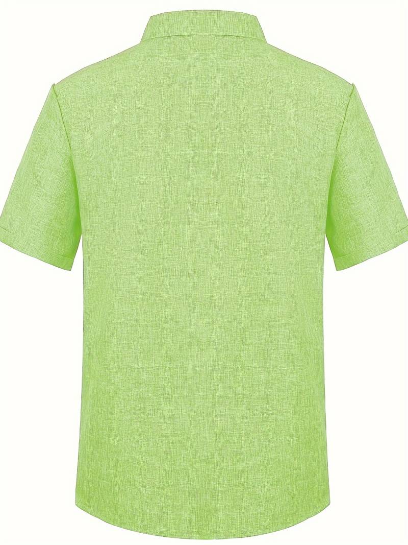 Alexander – chemise élégante à manches courtes boutonnée pour homme