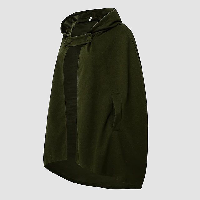 Zara - Manteau court à capuche vintage pour femme