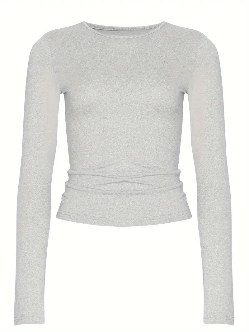 Harper – t-shirts basiques unis à manches longues