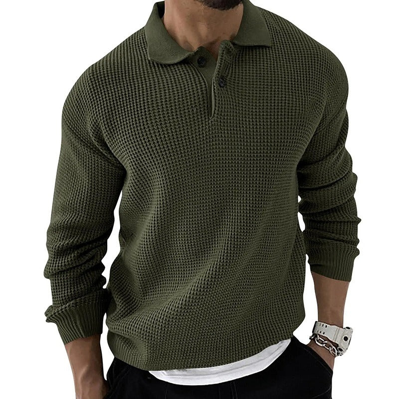 Jord - Pull polo élégant avec détails boutonnés