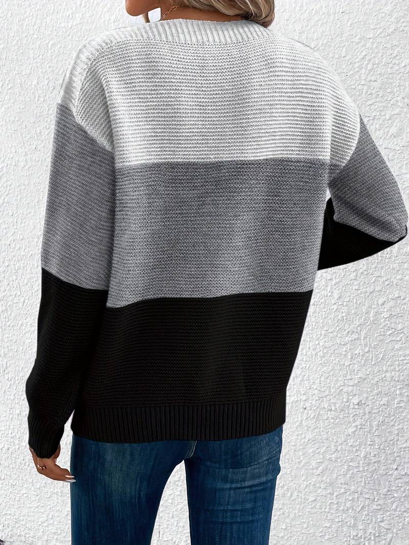 Lyra – pull col rond élégant