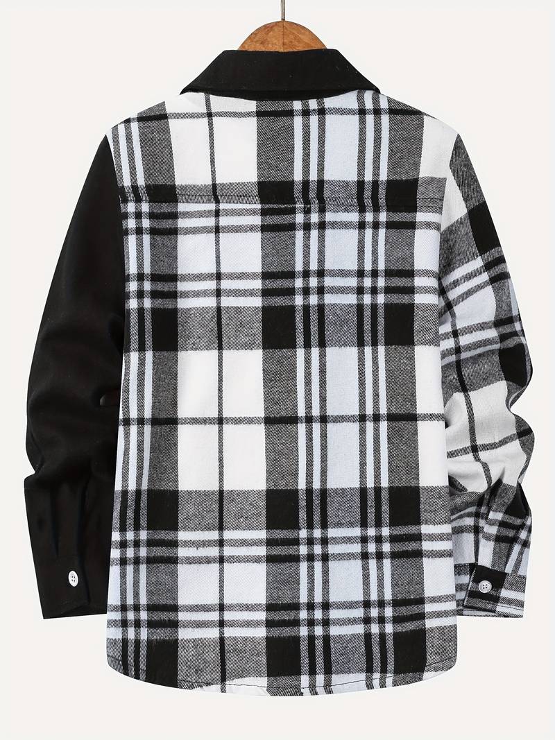 William – chemise à carreaux color block pour homme