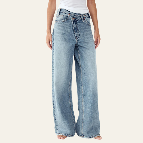 Candice™ - Jean large en denim