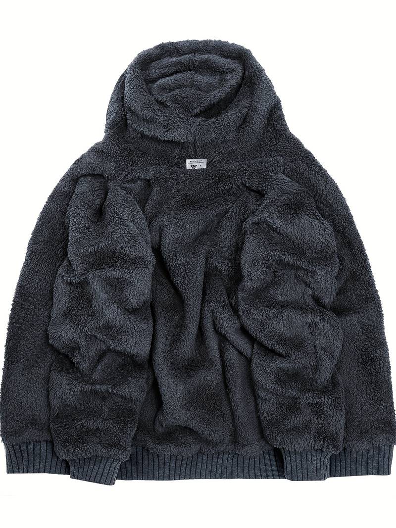 Jason – flauschige jacke mit kapuze