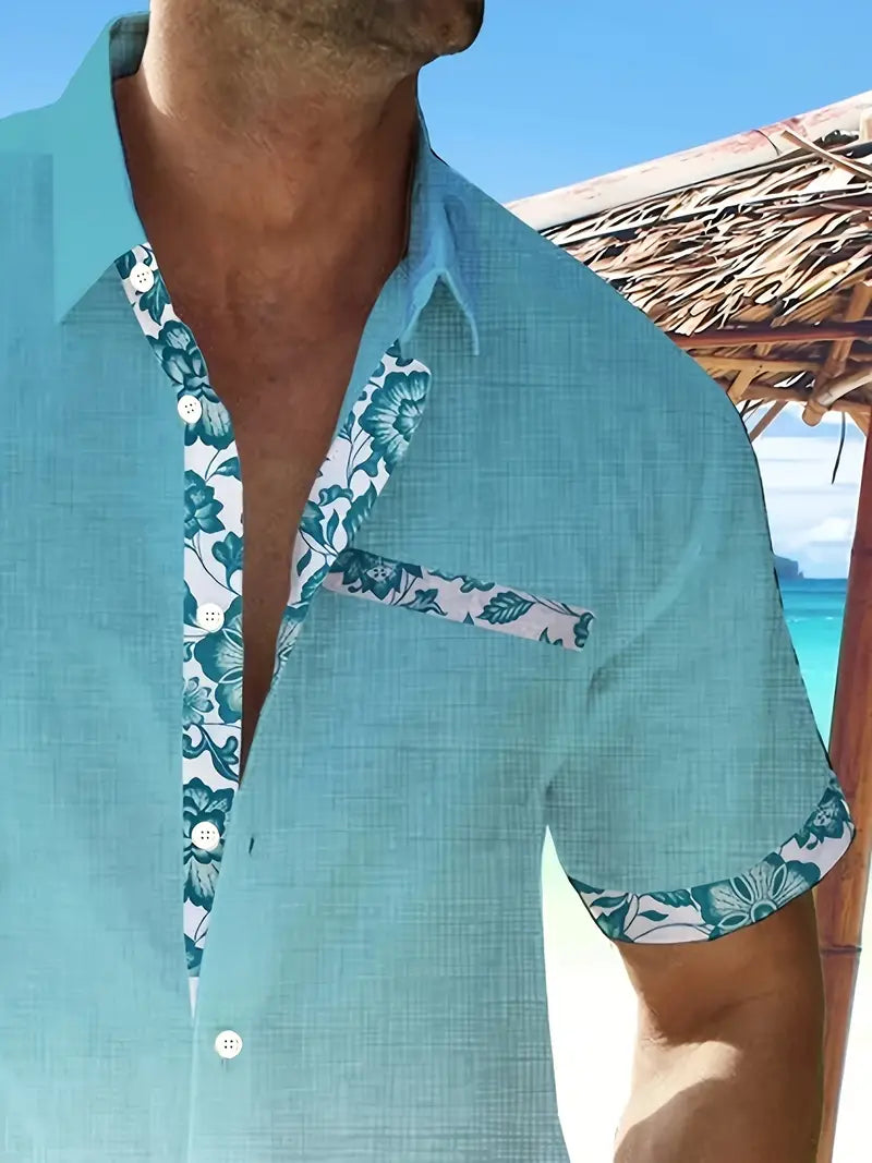 Alexander – chemise à manches courtes à motif floral pour homme