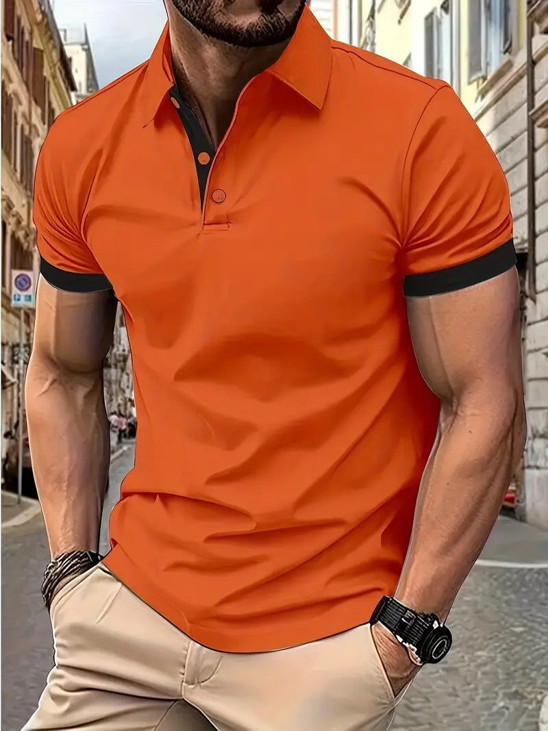 William – chemise colorblock décontractée pour homme