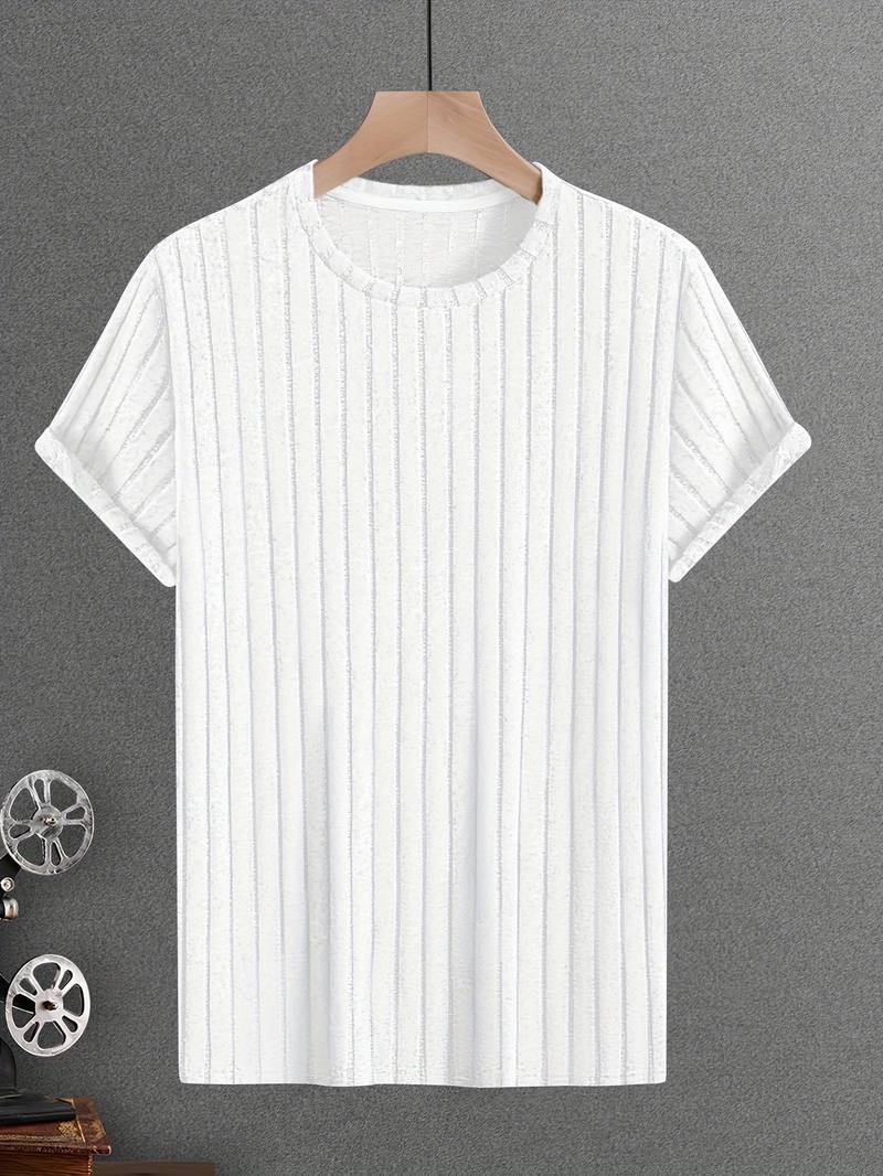 Zephyra – t-shirt côtelé décontracté à manches courtes