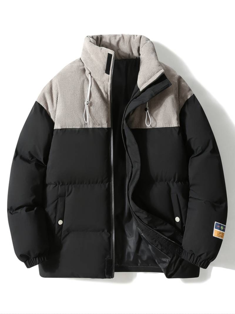 Harrison – veste matelassée décontractée au design color block