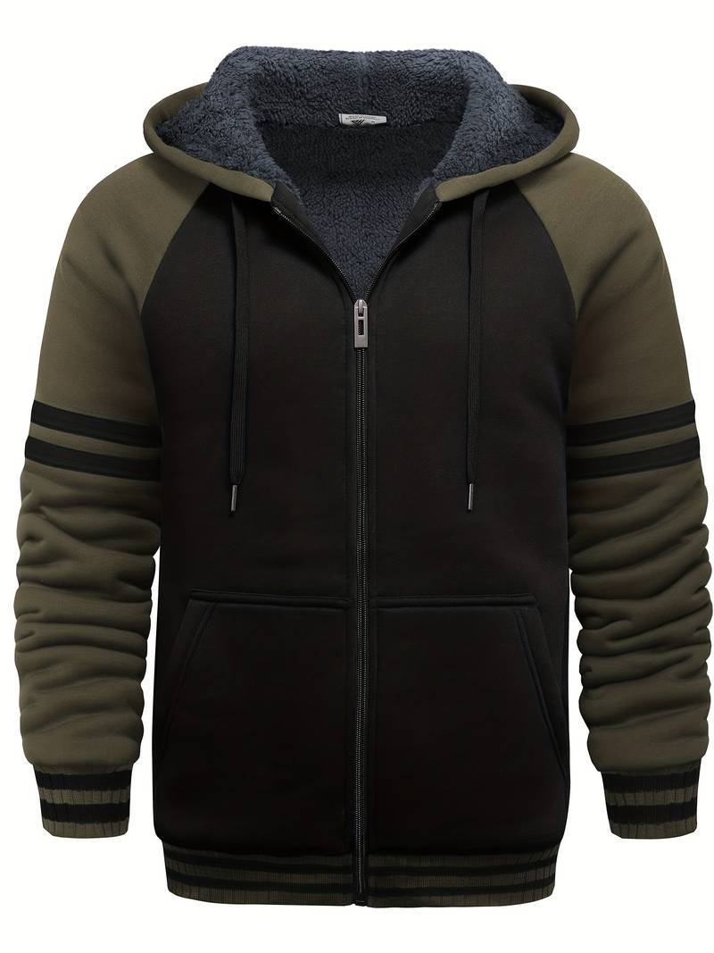 Jason – flauschige jacke mit kapuze
