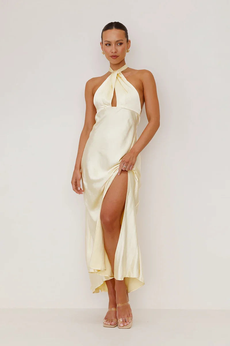 Amalia Maxikleid - Gelb
