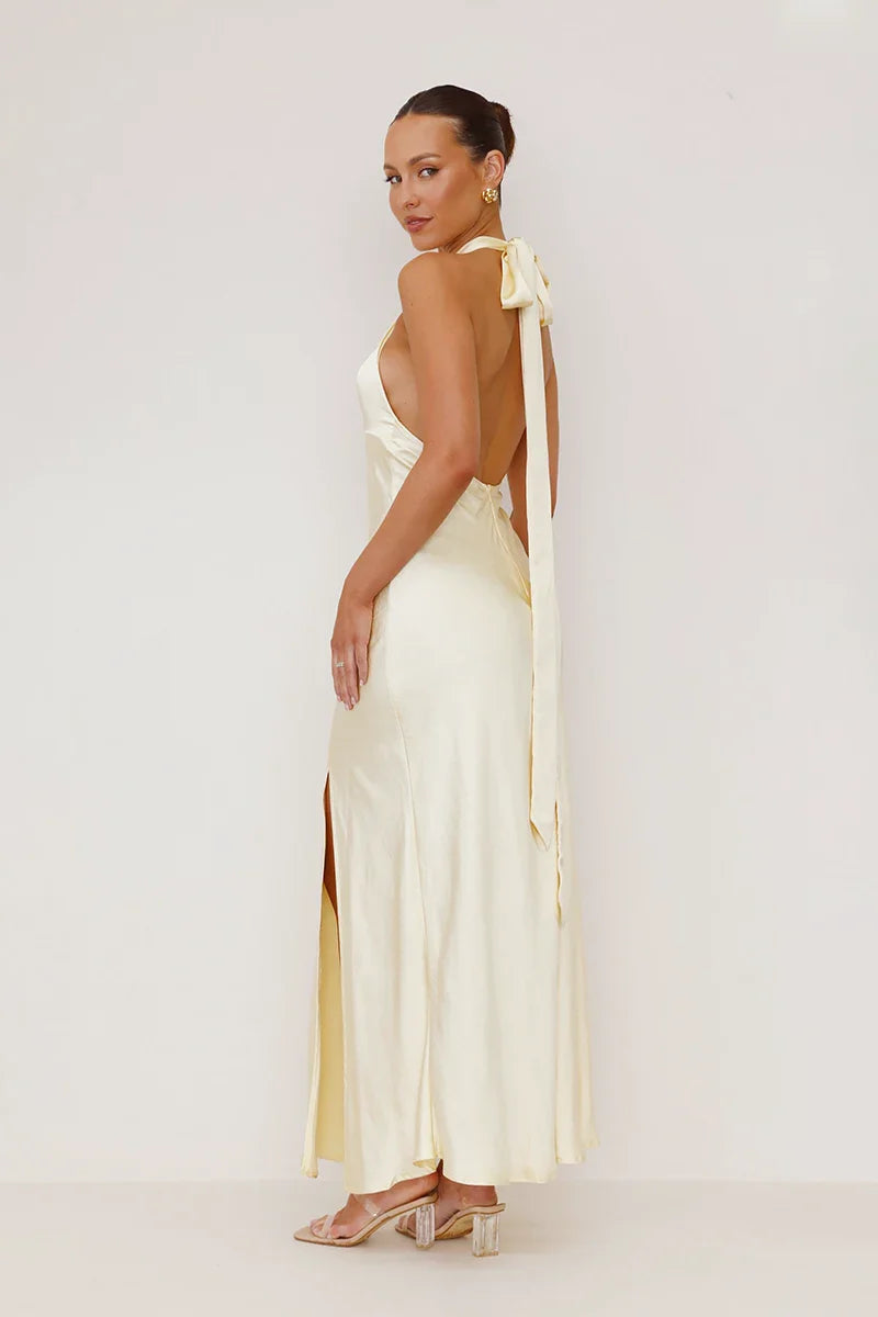 Amalia Maxikleid - Gelb