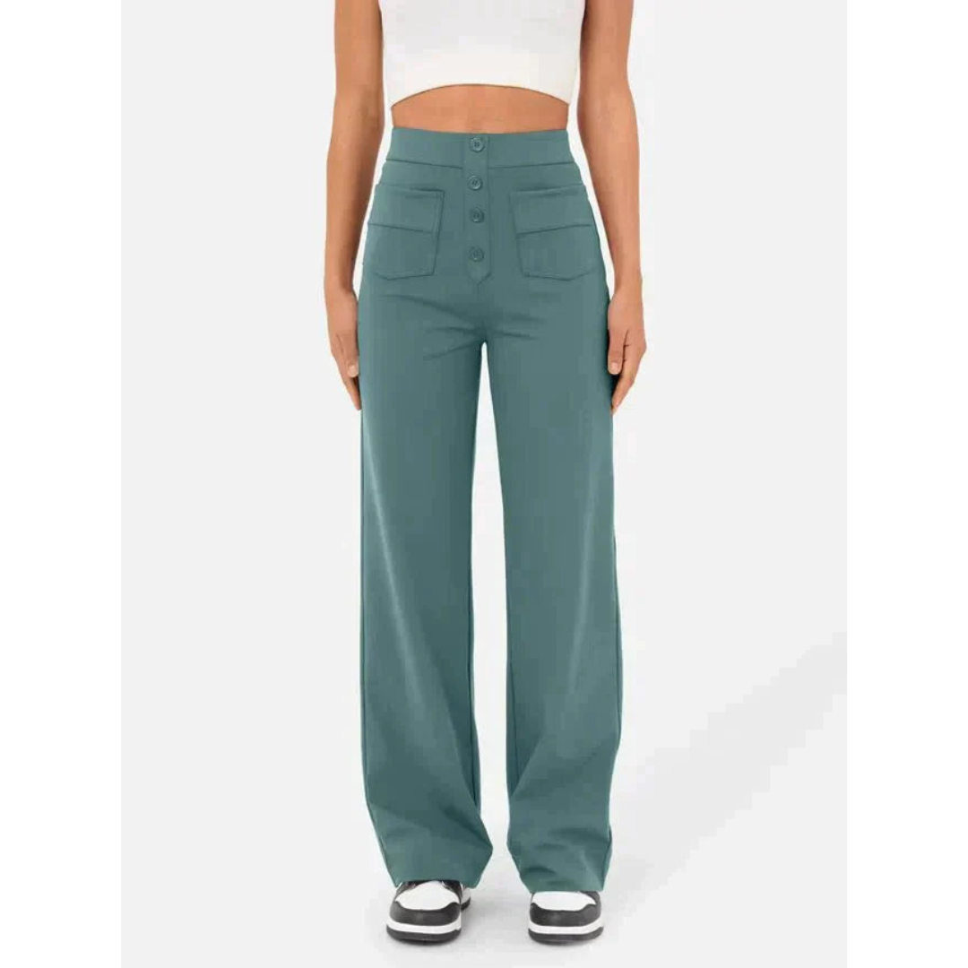 Isabelle | Pantalon taille haute pour femme | Confortable