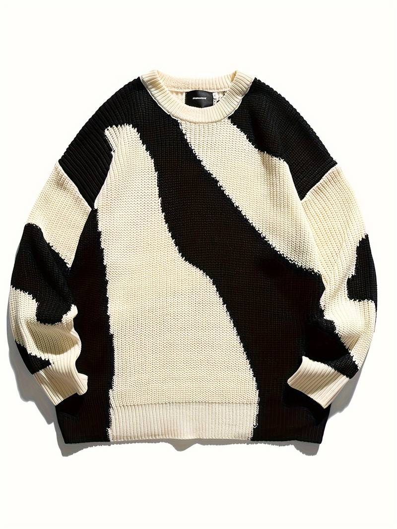 William – pull col rond élégant pour homme