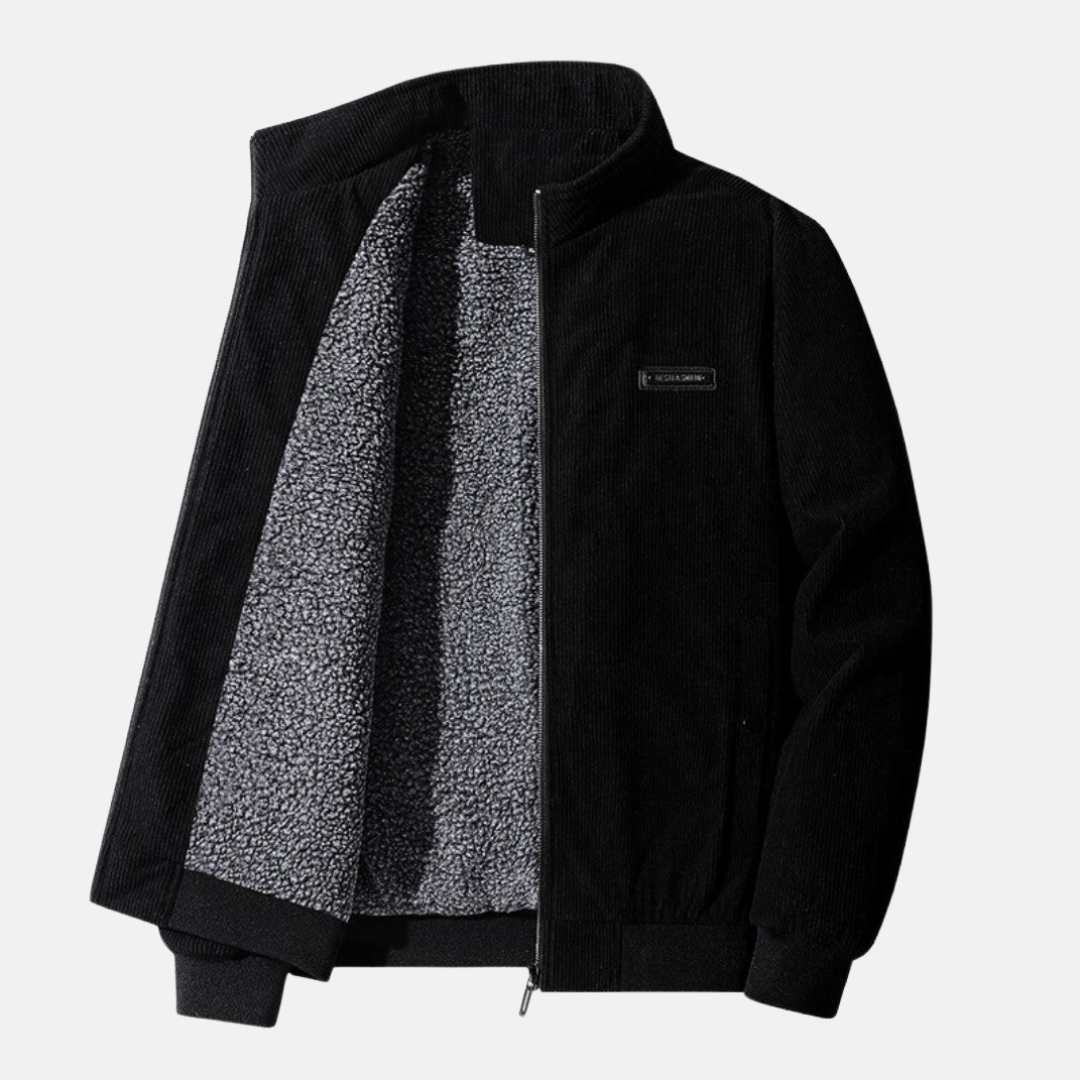 Uilana | Kordjacke mit Sherpa-Futter