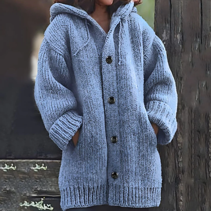 Xénora | Veste longue à capuche