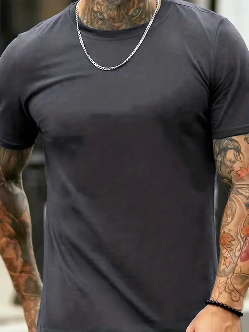 Xander – T-shirt classique à col rond pour homme
