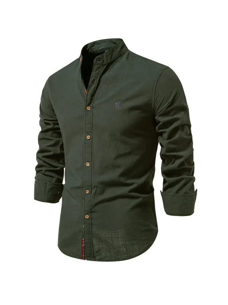 Benjamin – chemise boutonnée à manches longues pour le printemps