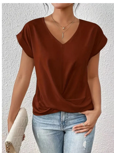 Bellachicha Damen-T-Shirt – Unregelmäßiger Schnitt