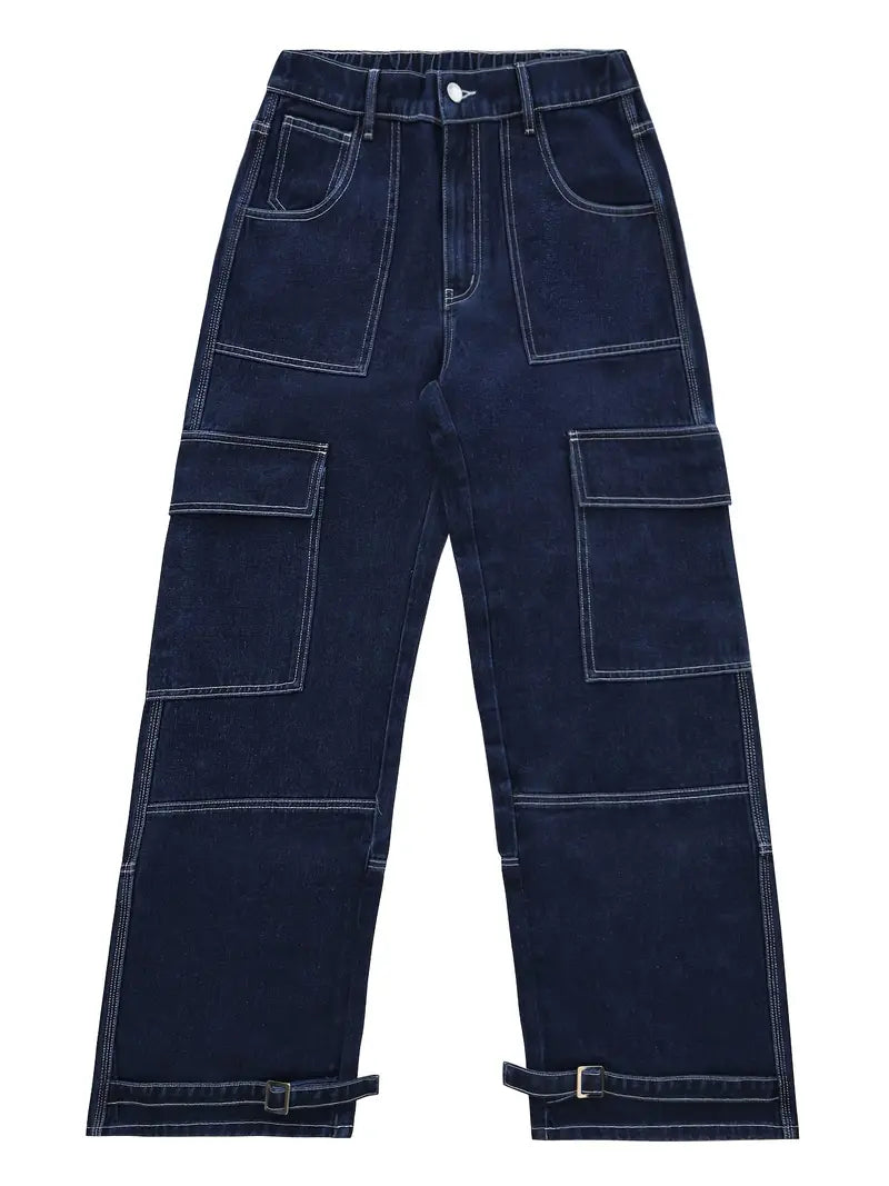 Antony - Pantalon baggy droit en jean
