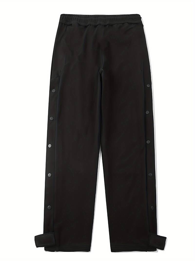 Tyler – Pantalon de survêtement pour homme avec cordon de serrage et boutons