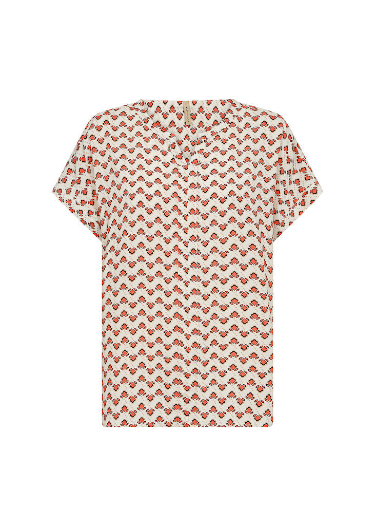 Bellachicha Bluse mit Retro Print
