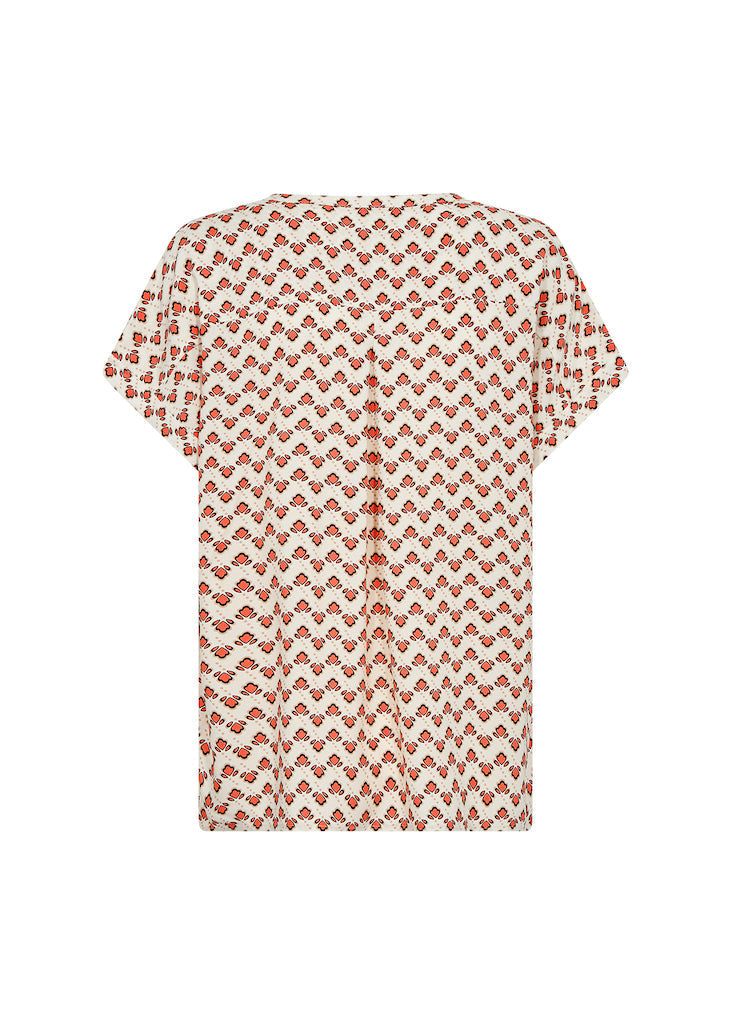 Bellachicha Bluse mit Retro Print
