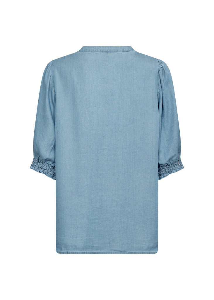 Bellachicha Bluse in Jeansoptik