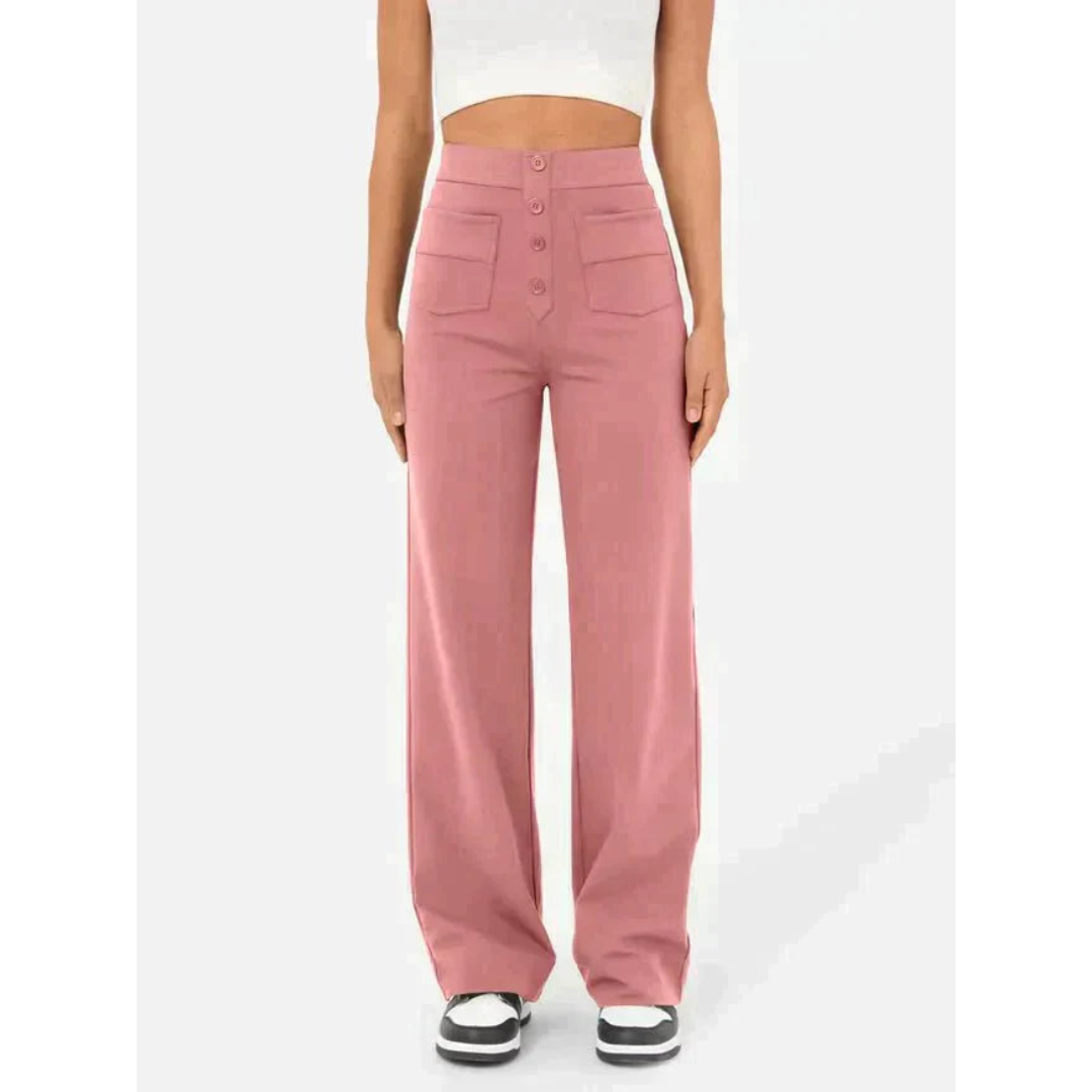 Isabelle | Pantalon taille haute pour femme | Confortable