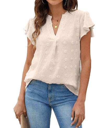 Bellachicha – Bluse mit Patchwork und Rüschen