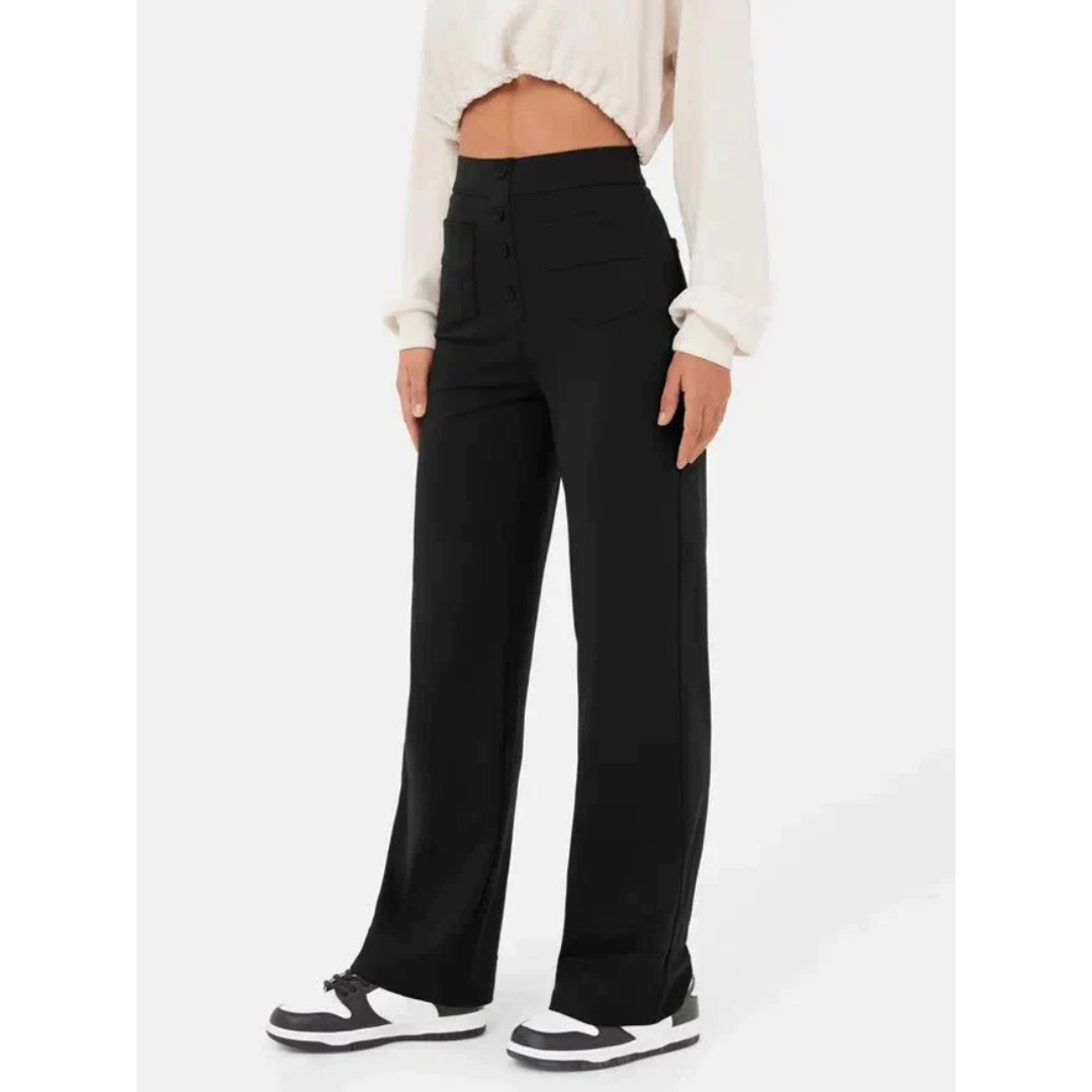 Isabelle | Pantalon taille haute pour femme | Confortable