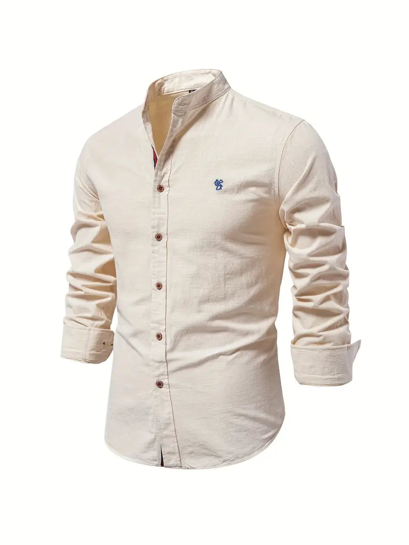 Benjamin – chemise boutonnée à manches longues pour le printemps