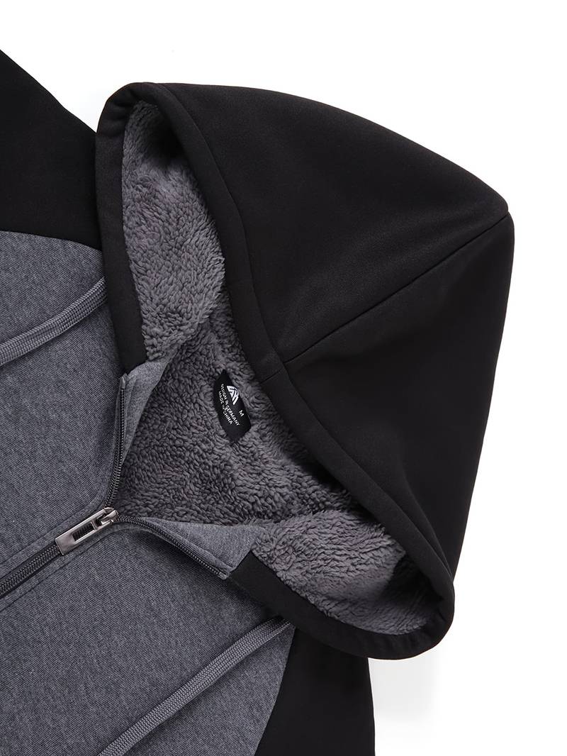 Jason – flauschige jacke mit kapuze