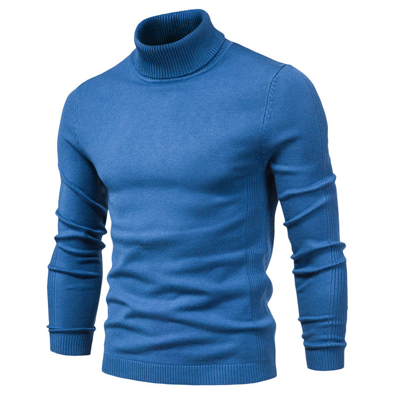 Dragan - Pull à col roulé Basic Kasjmier Base pour Homme